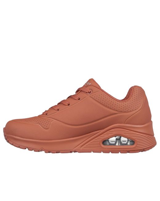 , Zapatillas Mujer, Naranja, 35.5 EU Skechers de color Red