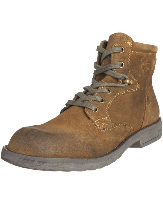 Replay Brown Snap Lace Up Boot Tan Gmu02.002.c0014l.056 9 Uk for men
