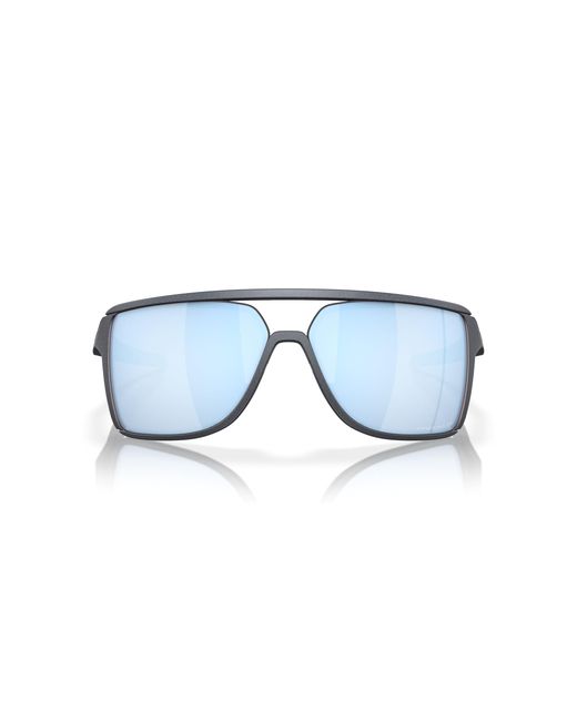 Oakley Black Oo9147 Castel Rectangular Sunglasses