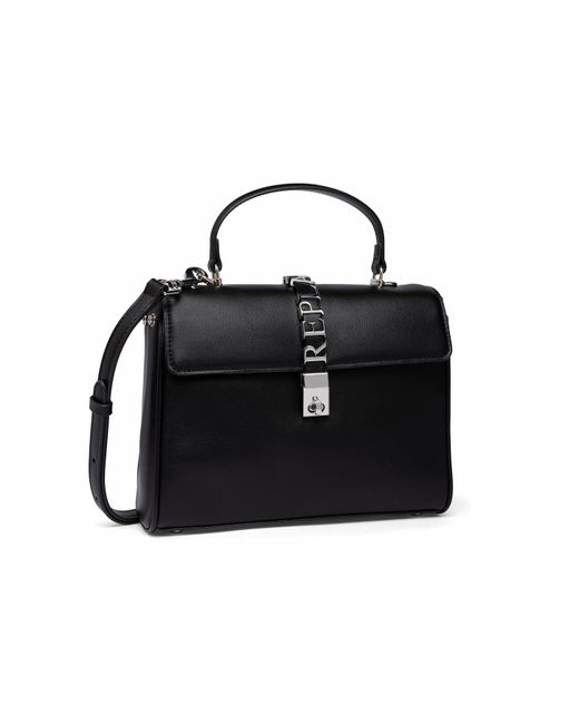 Replay Black Women's Handbag Made Of Faux Leather