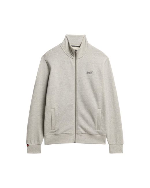 Sweat Essential Logo Track d6v Varsity Grey Grindle XL Superdry pour homme en coloris White