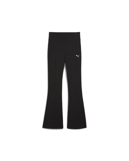 PUMA Black Essentials High Waist Flared Leggings