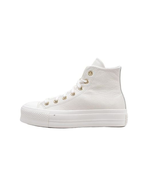 Sneakers Chuck Taylor all Star Lift Platform Golden Hits Panna da Donna 36 di Converse in White