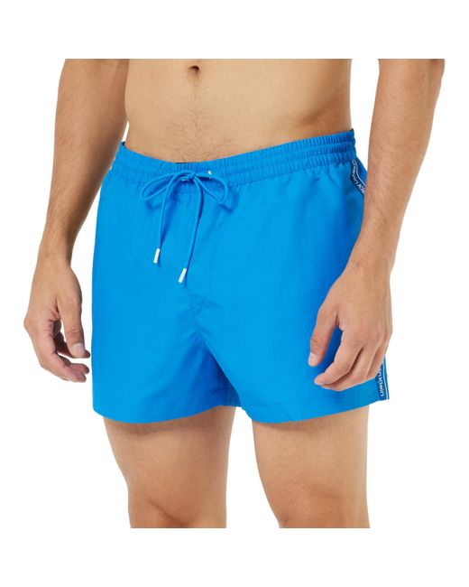 Pantaloncino da Bagno Uomo Short Drawstring Corto di Calvin Klein in Blue da Uomo