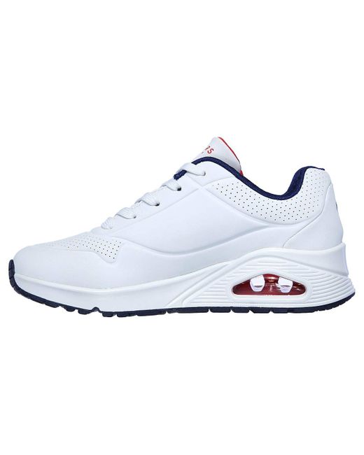 Skechers White UNO Stand ON AIR Sneakers