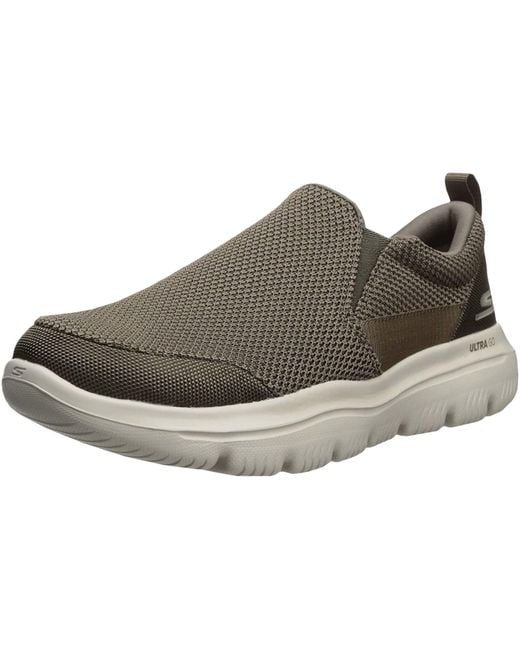 Skechers Brown Go Walk Evolution Ultra-impeccable Sneaker Khaki for men