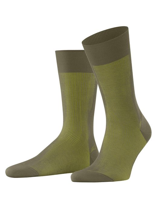 Falke Socken Fine Shadow M So Baumwolle gemustert 1 Paar in Green für Herren