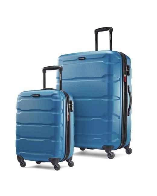 Samsonite Blue Omni Pc Hardside Expandable Luggage With Spinner Wheels