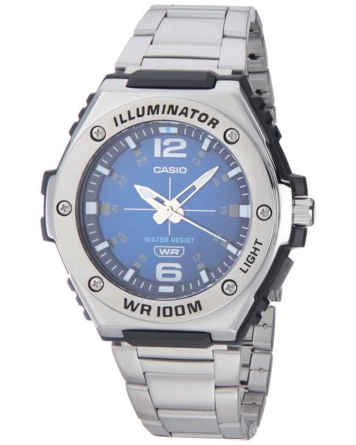 G Shock Led Illuminator 100m Water Resistant Quartz Watch Mwa 100hd 2av in Gray for Men Lyst