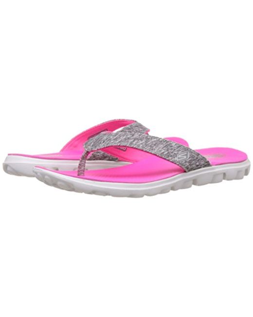 skechers on the go flow flip flops