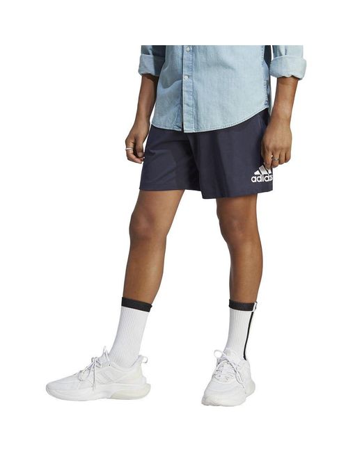 Adidas Essentials Logo Freizeit-Shorts in Blue für Herren