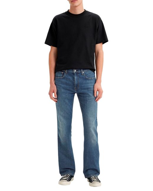 Levi s 527 Slim Boot Cut Jeans in Blue for Men Lyst UK