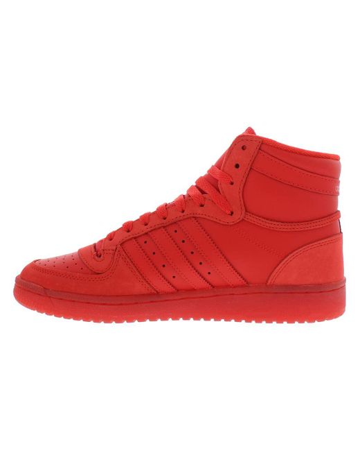 Originals Scarpe da basket da uomo Top Ten Hi di Adidas in Red da Uomo