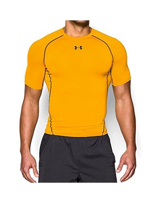 Under Armour HeatGear Short sleeve Fitted T-Shirt Color New!!!! Orange 