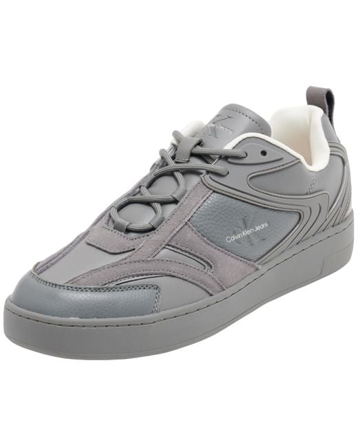 Calvin Klein Cupsole Sneaker Basket Hybrid Schuhe in Gray für Herren