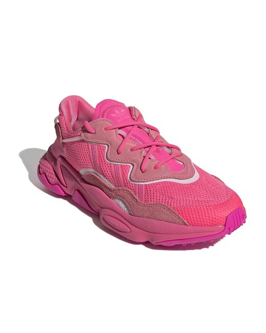 Adidas Pink Ozweego Shoes for men