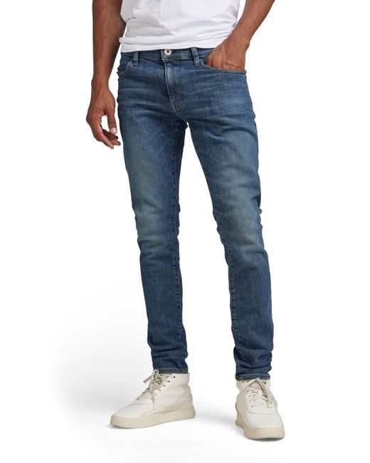Revend FWD Skinny Jeans di G-Star RAW in Blue da Uomo