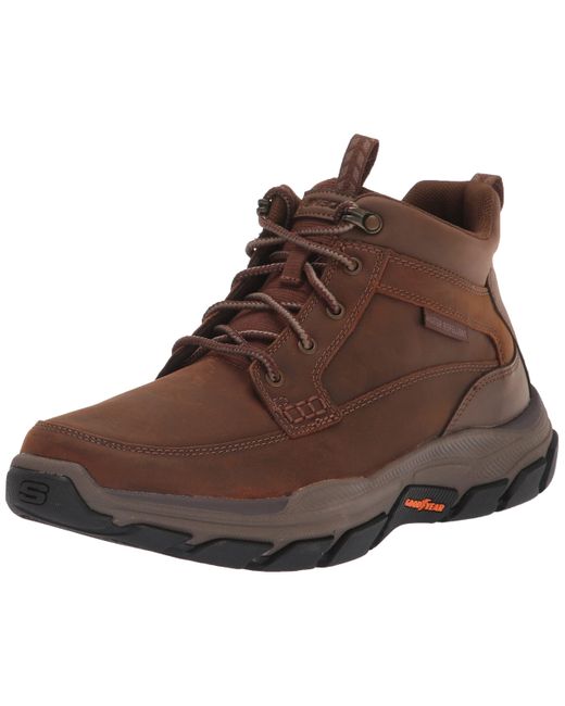 Skechers Usa 204454 Ankle Boot in Brown for Men | Lyst