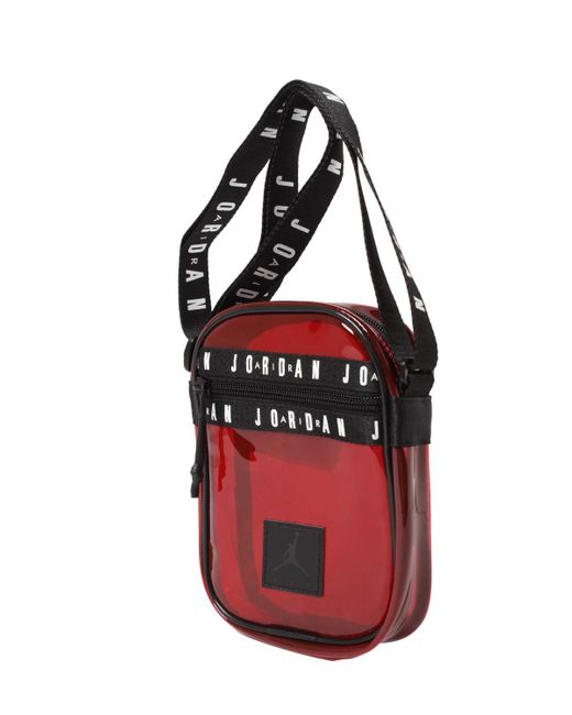Nike Red Air Jordan Jelly Festival Crossbody Bag