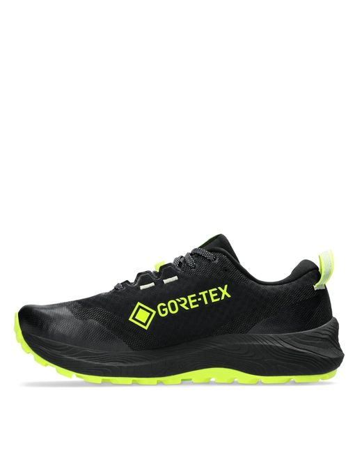 Asics Gel Trabuco 12 Gtx S Trail Running Shoes Road Black/yellow 10 for men