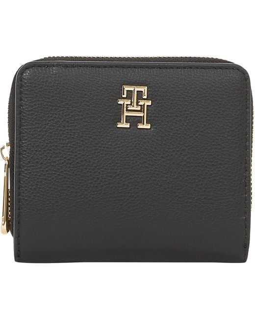 Tommy Hilfiger Black 's Small Logo Tape Purse