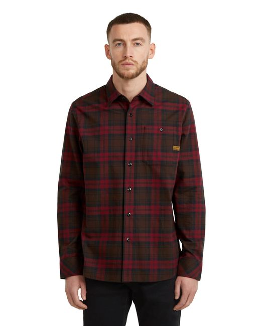 G-Star Bristum 2.0 Slim Shirt in het Red voor heren