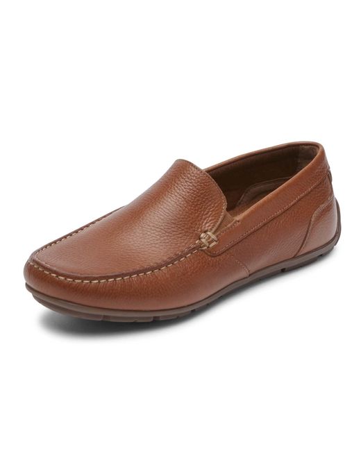 Rockport Brown Warner Loafer Shoes for men