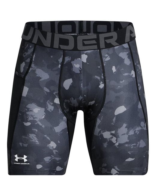 Pantaloncini da uomo HG Armour Prtd Comp STS di Under Armour in Gray da Uomo