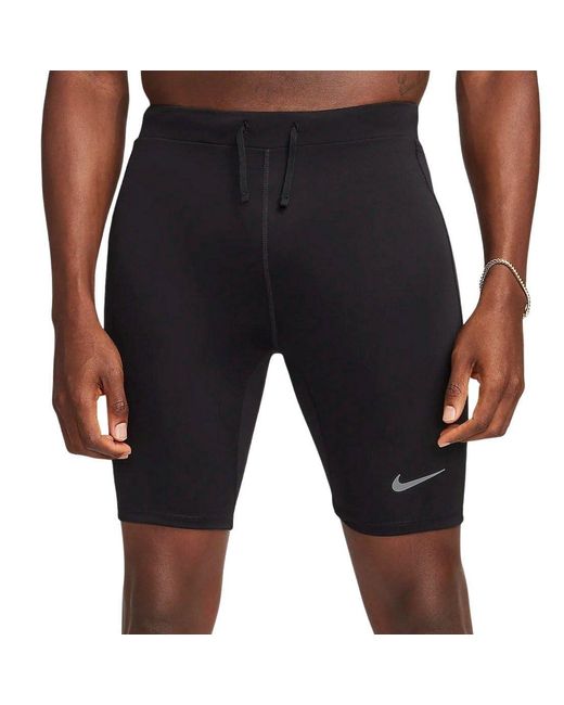 M Nk DF Fast BF Half Tight Pantalón Nike de hombre de color Black