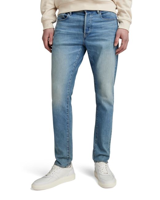3301 Vaqueros Slim Jeans G-Star RAW de hombre de color Blue