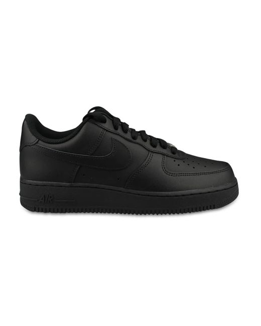 Nike Black Air Force 1 '07 Basketball Shoe for men