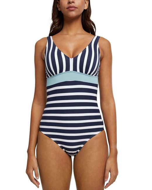 Esprit Bodywear Tampa Beach NYRpadded Swimsuit Badeanzug in Blau | Lyst DE