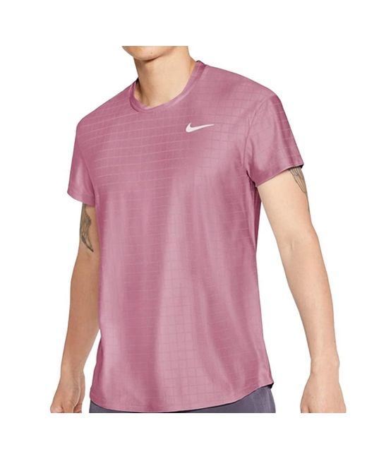 Nike Purple Pink Tennis T-shirt Dry for men