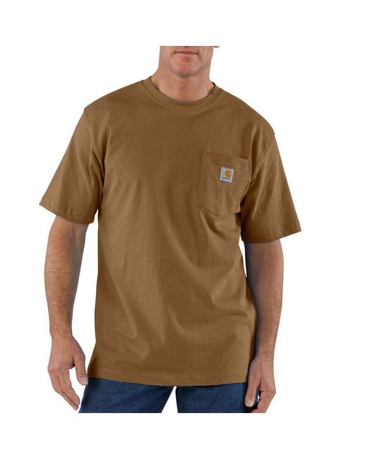 Carhartt T-Shirt mit lockerer Passform in Brown für Herren
