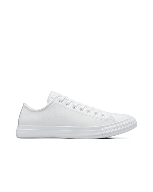 Converse Chuck Taylor All Star Sneakers Met Lage Top Voor Volwassenen in het White voor heren