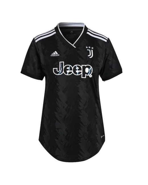 Adidas Black Soccer Juventus 22/23 Away Jersey
