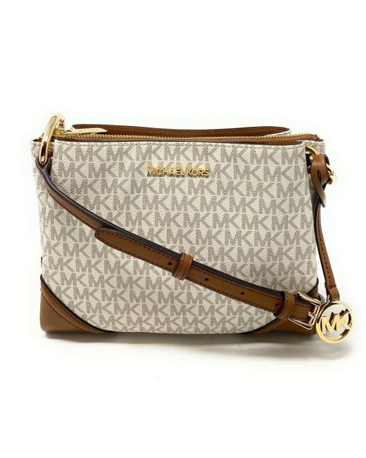 Michael kors nicole triple compartment crossbody hotsell