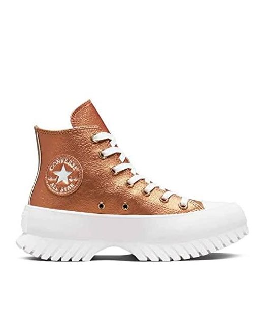 Donne Chuck Taylor All Star Lugged 2.0 di Converse in Marrone | Lyst