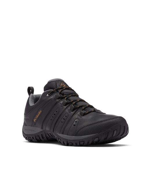 Columbia Black Woodburn 2 Wp Waterproof Low Rise Hiking Shoes for men