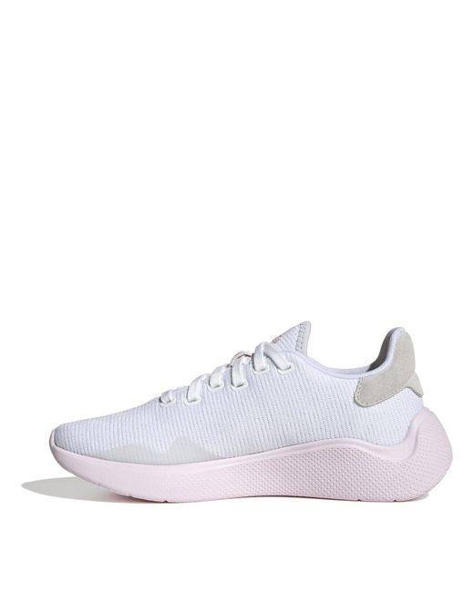 Adidas White Puremotion 2.0 Shoes-low