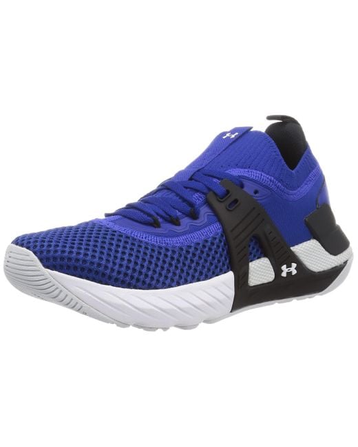 Under Armour Project Rock 4 Training Shoe in Blue Black (Blue) for Men