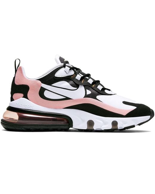 Nike Air Max 270 React Black White Bleached Coral (w) | Lyst UK