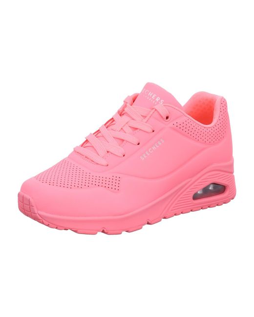 Skechers Pink Uno-stand On Air Sneaker