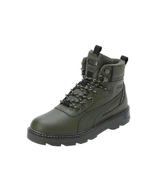 Bottines Desierto V3 PUMA en coloris Green
