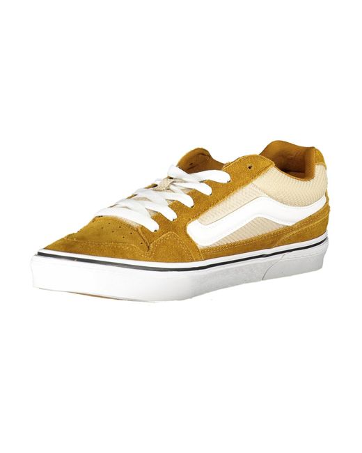 Vans White Galdrone Suede Trainers for men