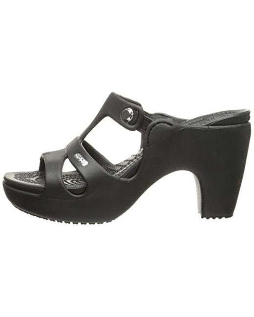Crocs™ Cyprus V Heel W Clog in Black | Lyst UK