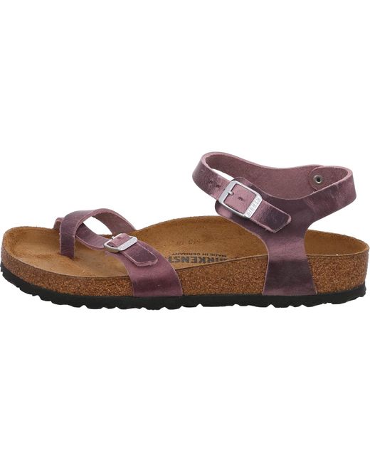 Birkenstock Purple Taormina Lavender Blush Oiled Leather Uk(5)