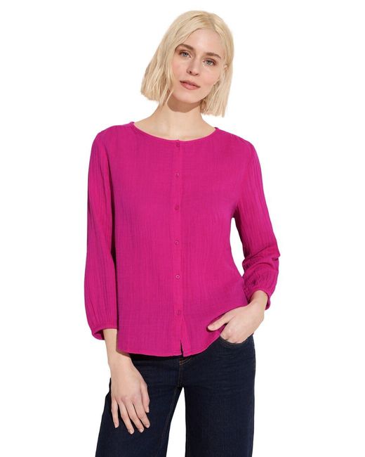 Street One Pink A344488 Musselin Bluse