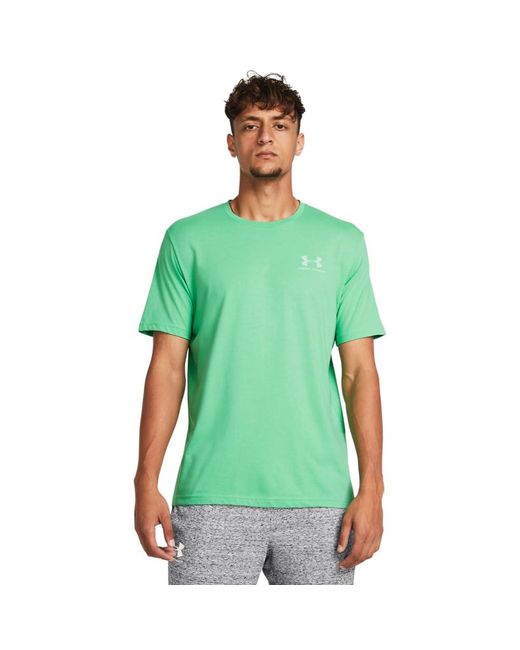 Under Armour Green Sportstyle Left Chest Short-sleeve T-shirt for men