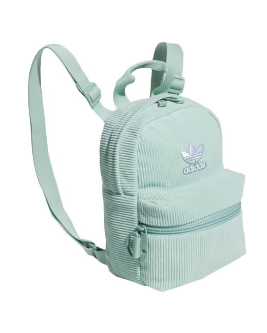 Adidas Blue Trefoil 2.0 Curduroy Mini Backpack